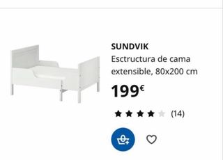 Pack 2 Camas IKEA SUNDVIK + Colchones