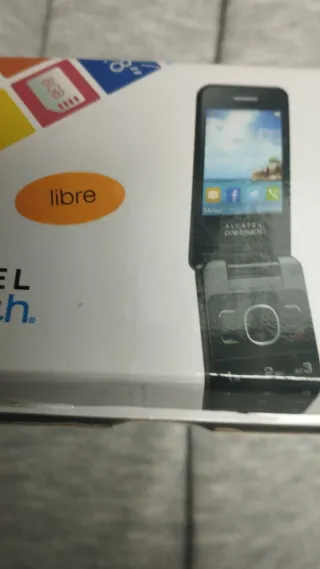 Telefono Alcatel 20-12G Nero con Cover