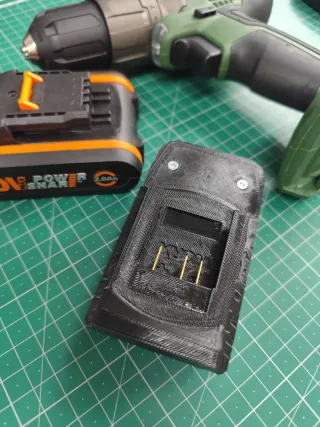 Adaptador teccpo - bateria worx