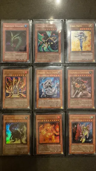Lotto carte Yu-gi-oh vecchie Goat