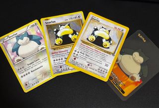 Carte Pokémon Snorlax - Set di 4 carte