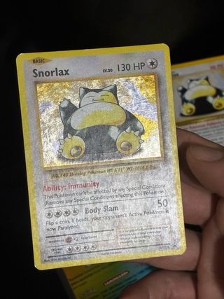 Carte Pokémon Snorlax - Set di 4 carte