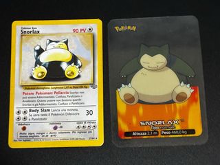 Carte Pokémon Snorlax - Set di 4 carte