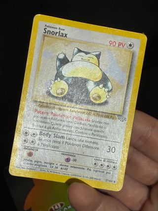 Carte Pokémon Snorlax - Set di 4 carte