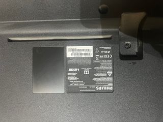 Televisor Philips Negro y Plateado