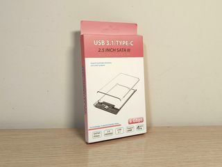 Carcasa Disco Duro Portátil 2,5" Cable USB 3.1