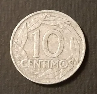 Moneda 10 céntimos de peseta España 1959 Franco