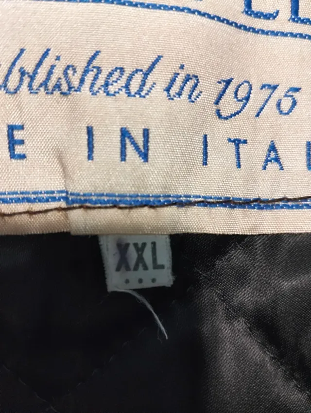 Giacca in vera pelle marrone VP XXL