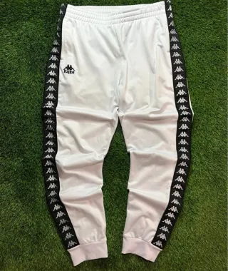 Chándal Kappa Blanco y Negro Talla L