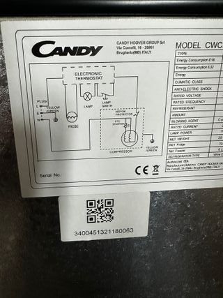 Cantinetta vino Candy come nuova