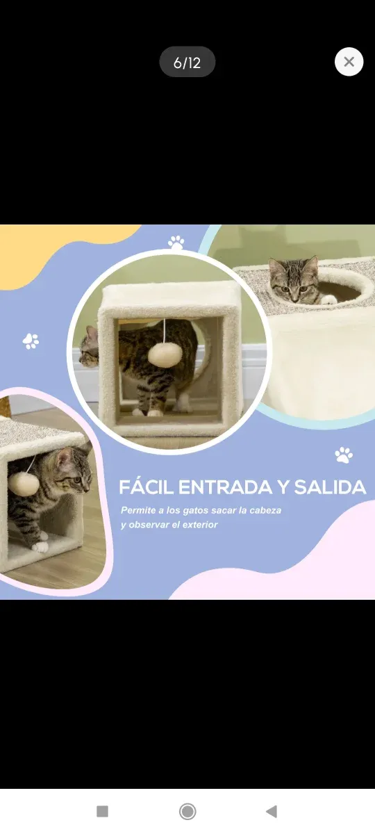 Túnel para gatos plegable