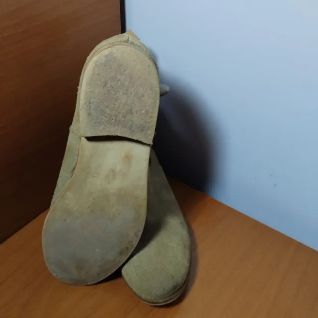 Botines niña ante marrones talla 34