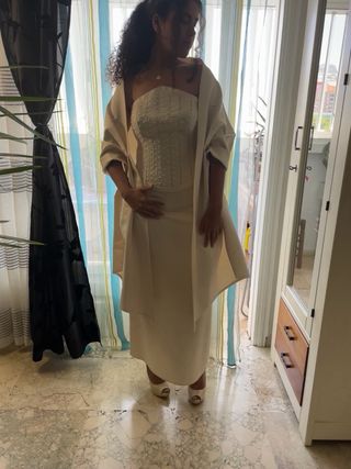 Traje de Novia Alta Costura Talla S-M