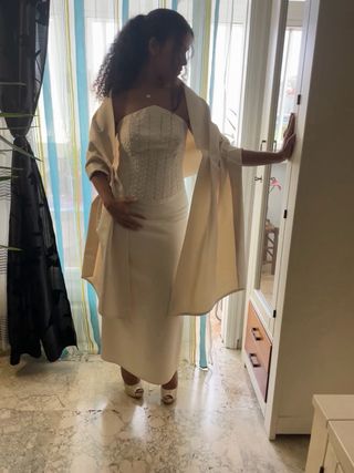 Traje de Novia Alta Costura Talla S-M