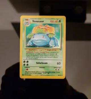 Carta Venusaur Holo old 18/110