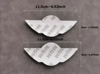 Mini Cooper One Logo Capó y Maletero 11,5x5cm