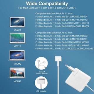 Cargador Apple 45W Tipo-T MacBook