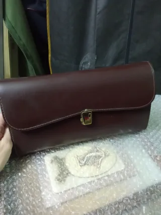 Neceser vintage cuero marrón