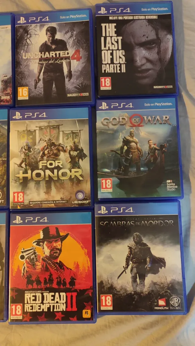 Lote Videojuegos PS4