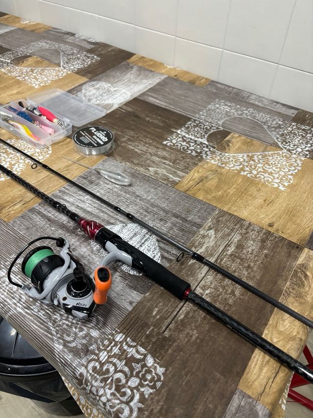 Equipo pesca spinning