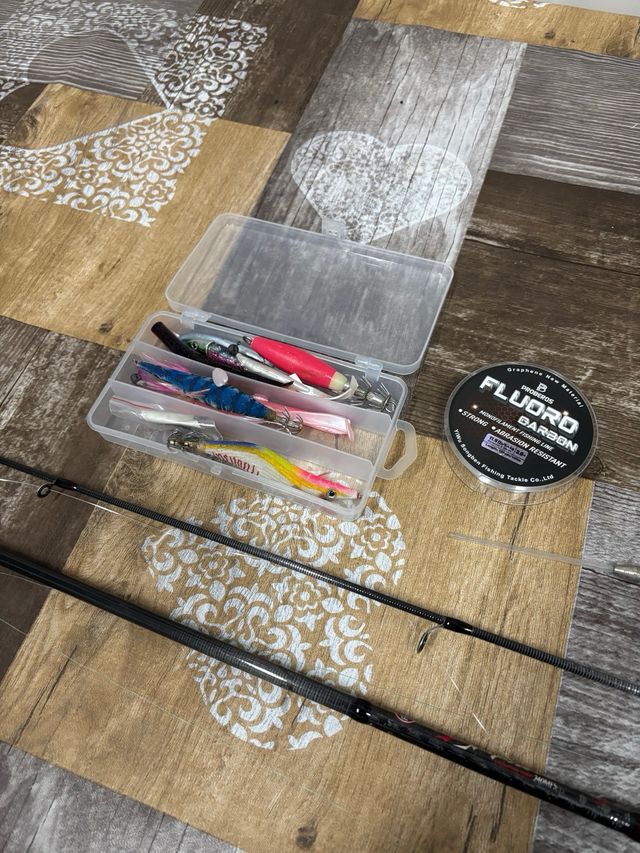 Equipo pesca spinning