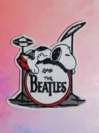 Parche Snoopy The Beatles bordado