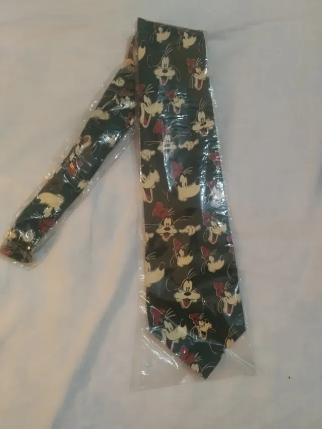 Corbata Disney Mickey Mouse Verde Oscuro