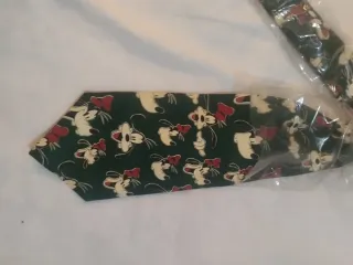 Corbata Disney Mickey Mouse Verde Oscuro