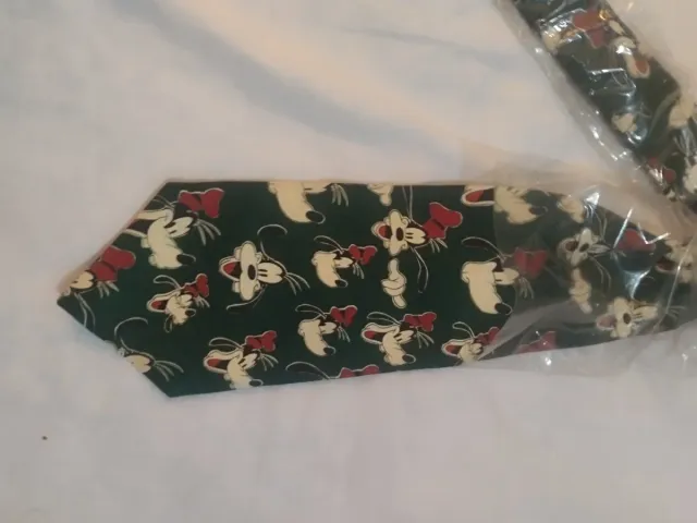 Corbata Disney Mickey Mouse Verde Oscuro