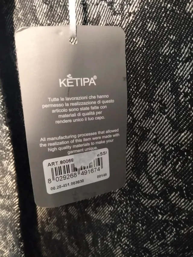 Gonna Kétipa grigia nuova