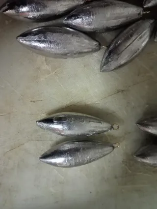 Plomos de pesca grapa y torpedo