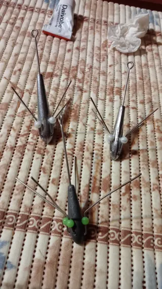 Plomos de pesca grapa y torpedo