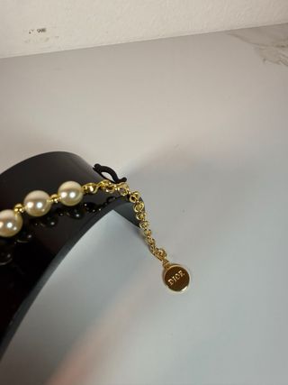 Pulsera Dior Perlas Doradas