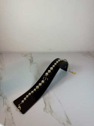 Pulsera Dior Perlas Doradas