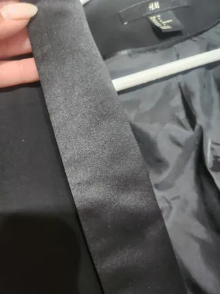 Americana corta H&M Negra Talla XS