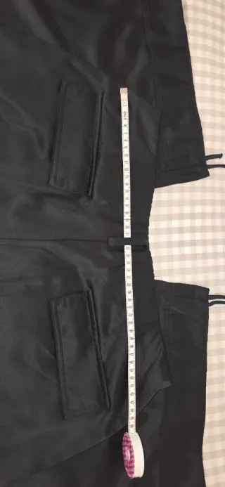 Conjunto Zara Viscosa Negro Talla L