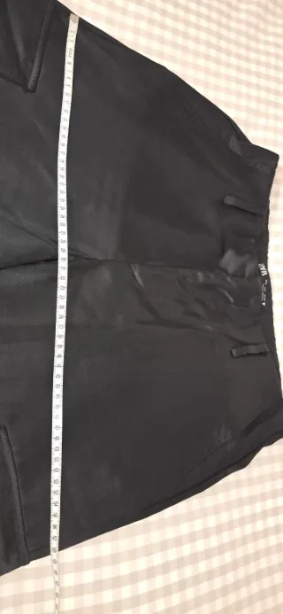 Conjunto Zara Viscosa Negro Talla L