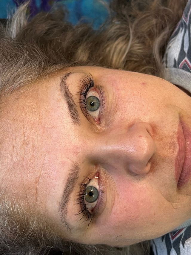 extensiones de pestañas