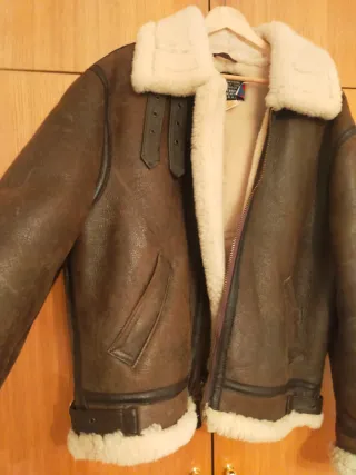 Cazadora Schott B3 Marrón