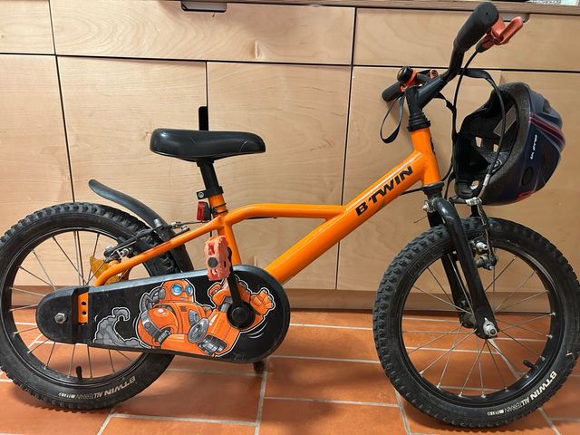 Bicicleta infantil B'TWIN naranja