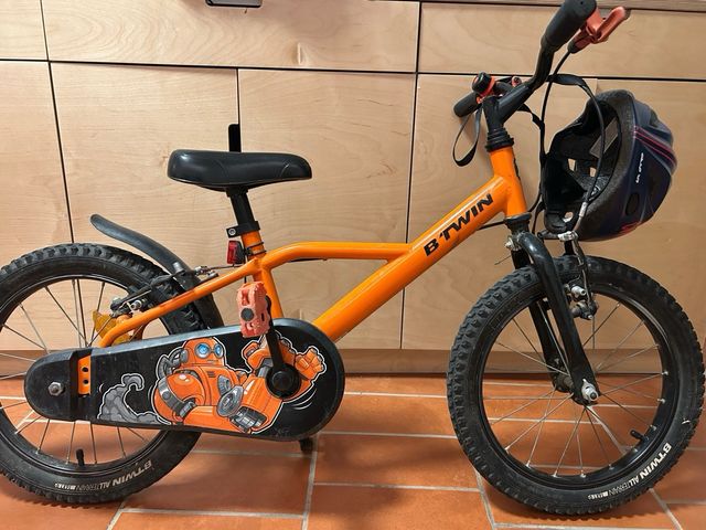 Bicicleta infantil B'TWIN naranja