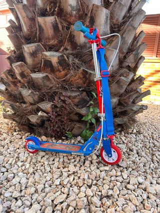 Patinete infantil Oxelo azul y rojo