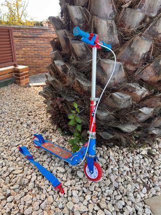 Patinete infantil Oxelo azul y rojo