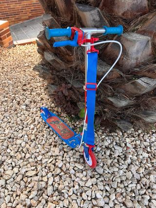 Patinete infantil Oxelo azul y rojo