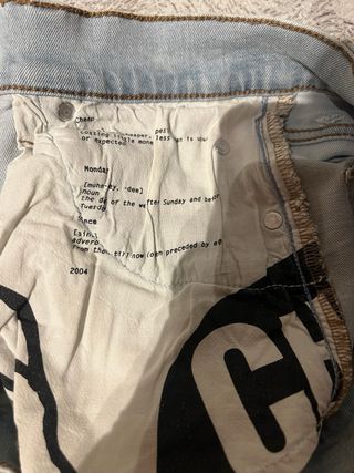 Pantaloni Cheap Monday Blu Chiaro