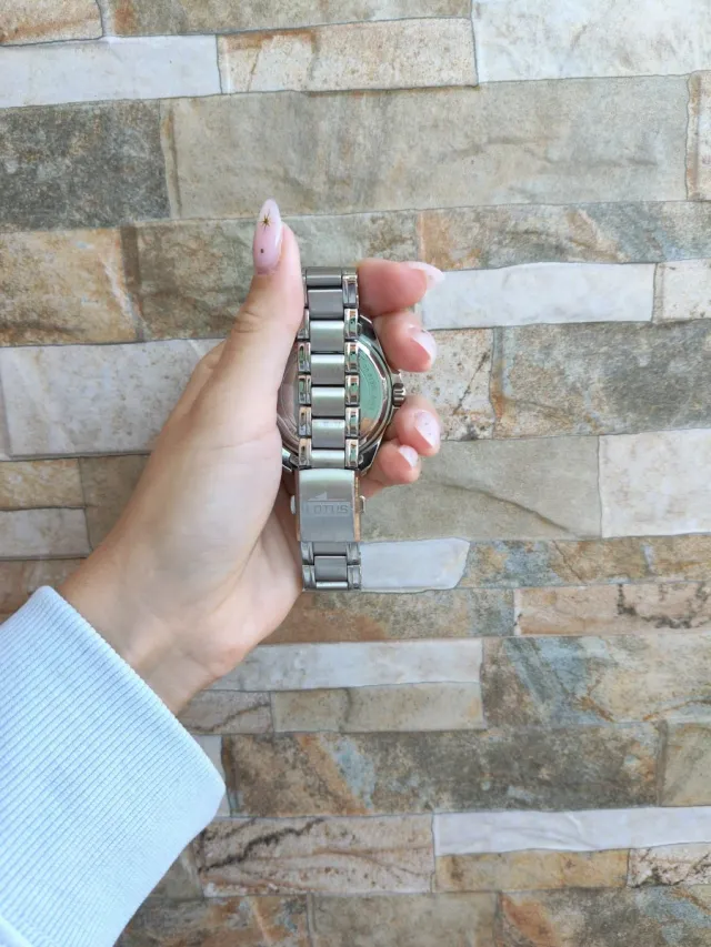 Reloj Lotus Cronógrafo Hombre Negro/Plata