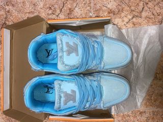 Louis Vuitton Zapatillas Azul/Gris