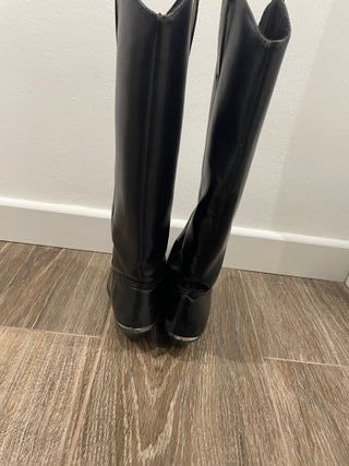 Botas cowboy Pull&Bear negras