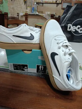 Scarpe Nike Bianche e Marroni Tg 42