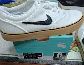 Scarpe Nike Bianche e Marroni Tg 42